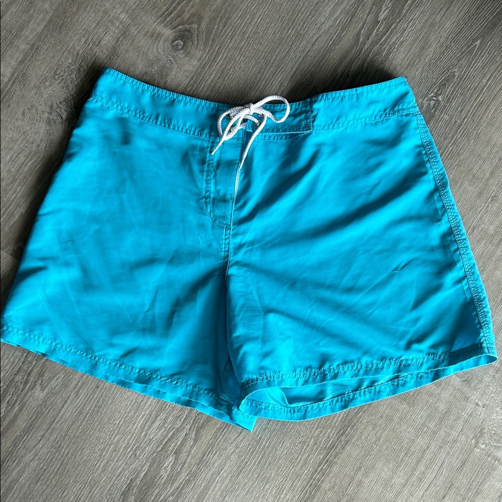Women's Aqua Turquoise Blue Board Shorts